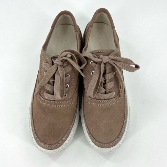 NEW AllSaints Bella Suede Low Top Sneakers Dirty Pink Size 8/38 NEW - Picture 5 of 15